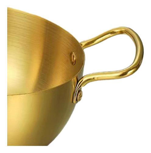 Olla De Ramen Coreana, Olla Caliente Pequeña 20cm Oro