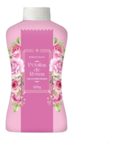 2 Talcos Perfumado Multiuso Rosas E Algodão Abelha Rainha