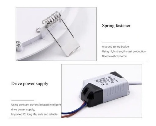 X10 Foco Panel Plafón Led 12w Embutido Redondo Luz Calida