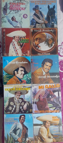 10 Lps De Vicente Fernandez De Coleccion (Usado)