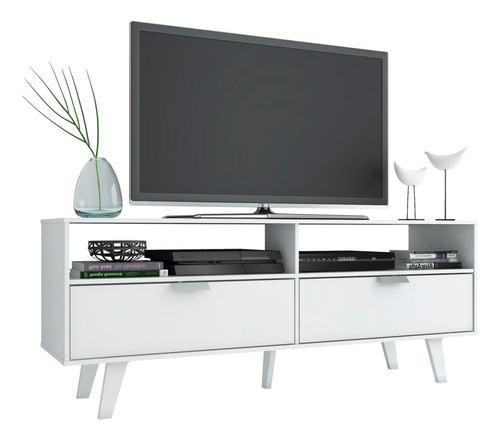 Mueble Mesa Para Tv Rack Madesa Oslo Hasta 55'' Bb