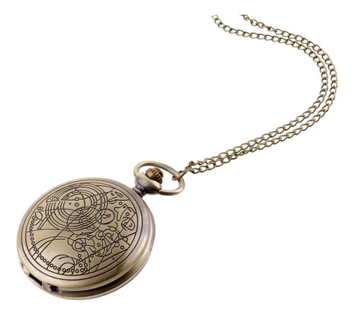 Retro Vintage Antiguo Steampunk Reloj De Bolsillo Collar