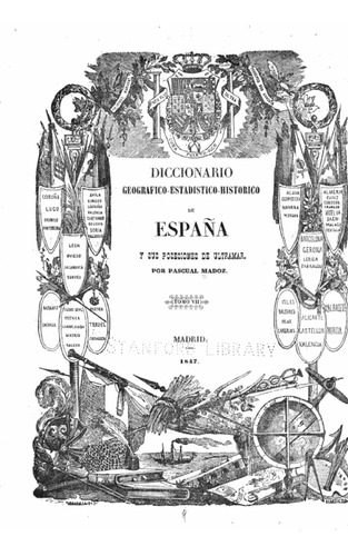 Libro: Diccionario Geográfico-estadístico-historico De Españ