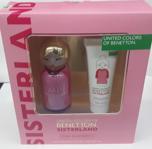 Set Sisterland Pink Raspberry Edt 80ml + Bl Benetton Dama Género Mujer