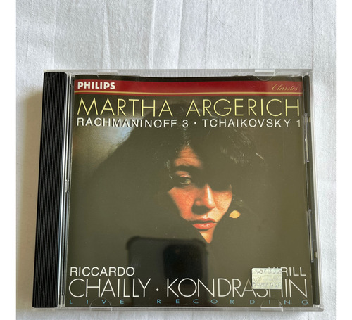 Martha Argerich Rachmaninoff 3 Tchaikovsky 1 Cd