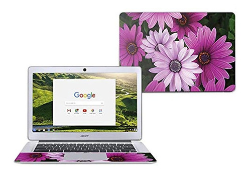 Piel Compatible Con Chromebook Acer  Cb  Flores De Colo...