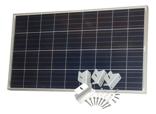 Panel Solar Fotovoltaico 120w Con Soportes Enertik