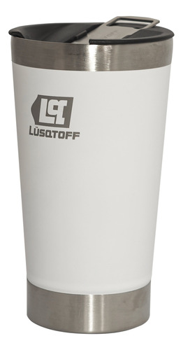 Vaso Jarro Cervecero Térmico Con Tapa Inox 530 Ml Lusqtoff