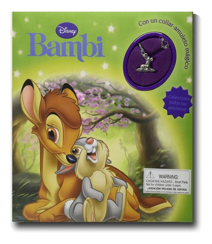 Bambi Con Collar-amuleto Mágico Libro Físico