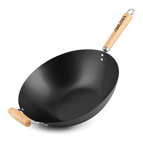 14   Heavy Duty Carbon Steel Cookware (anw-102) Non-stick Wo