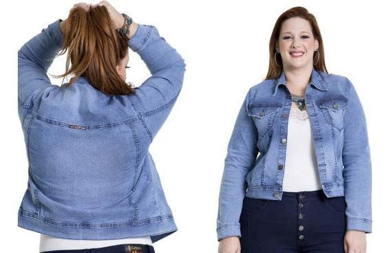 jaqueta jeans preta feminina mercado livre
