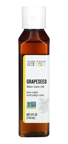 Aura Cacia Grapeseed Aceite De Semilla Uva 118ml