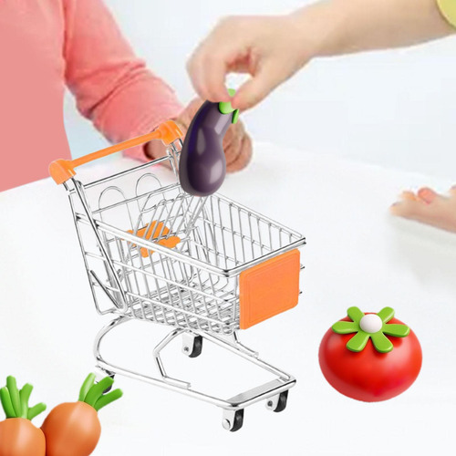 Mini Carrito De Compras, Carrito De Mano Para Juego De