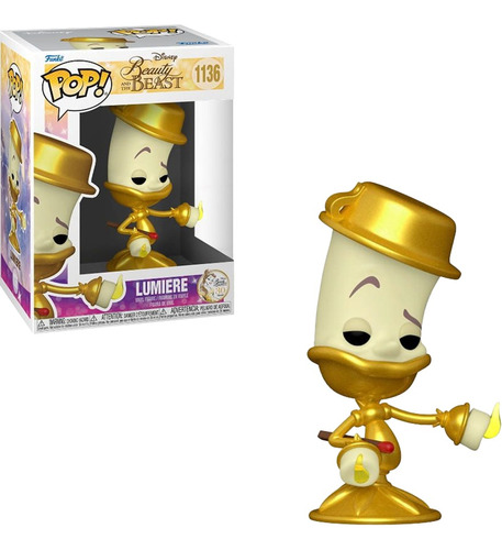 Funko Pop ! Beauty And The Beast Lumiere # 1136 Original