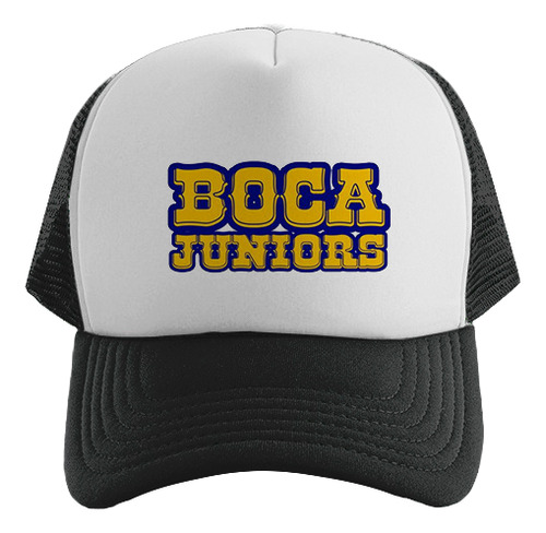 Gorra Trucker Boca Juniors M5 Futbol  Estampada