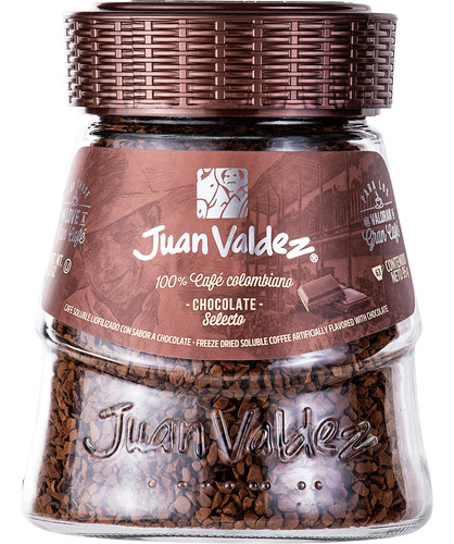 Café Juan Valdez Liofilizado 95gr Sabor Chocolate