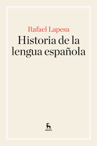 Libro Historia De La Lengua Espaã±ola