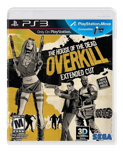 Jogo Ps3 The House Of The Dead Overkill