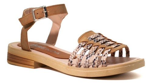 Sandalias Verano Bajas Mujer Suela Goma  Brenda Tiritas