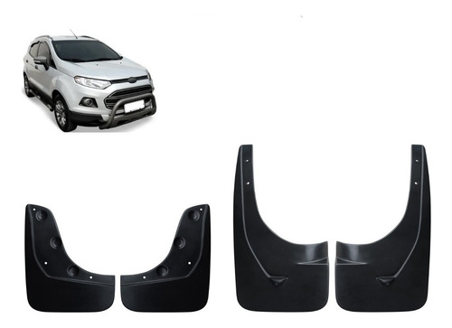 Kit Para Barro Protetor Lameira Ecosport 2013 A 2017