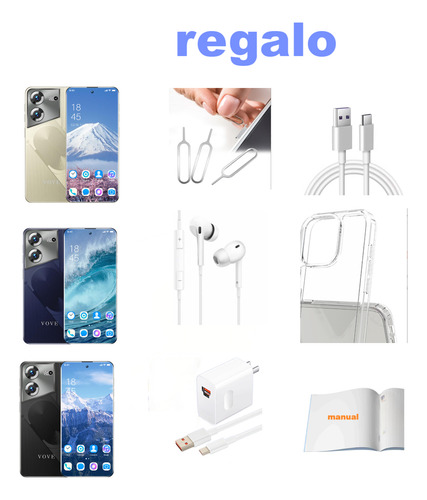 Smartphones Pova 5pro 16+512g. Dimensity 9200+. Súper Barato Smartphone De 6,78. Pantalla Con Resolución 3k. Batería De 5000 Mah