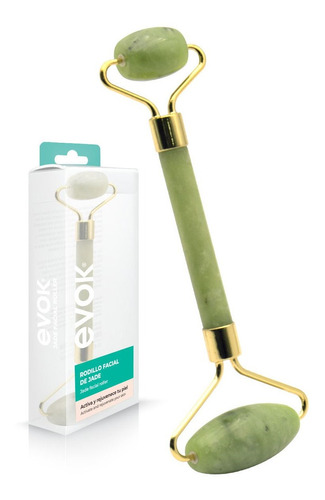 Rodillo Facial De Jade Evok