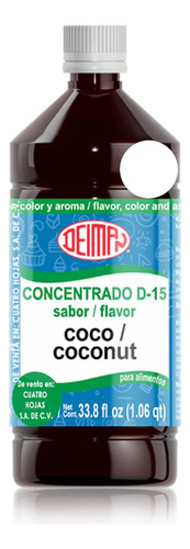 Concentrado Saborizante De Coco D-15 Deiman 1 L