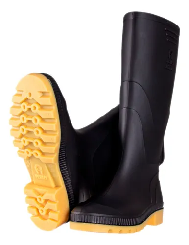 Botas Caucho Impermeable Llanera Cl sica Moto Ca a Alta
