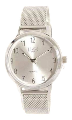 Reloj Mujer Malla De Metal Color Plateado  L1571-19