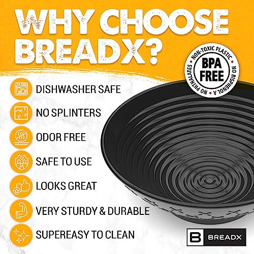 Breadx Cesto De Fermentación Pan Moderno Y Profesional...