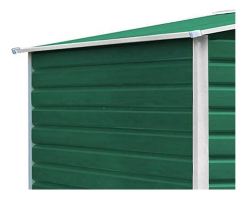 Depósito De Aço Galvanizado - Container - 213x127x205 Cm Cor Verde