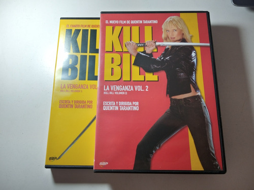 Lote Tarantino - Kill Bill La Venganza Vol 1 Y 2 - Dvd (Usado)