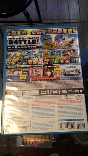 Jogo Super Smash Bros Para Nintendo Wii U Midia Fisica