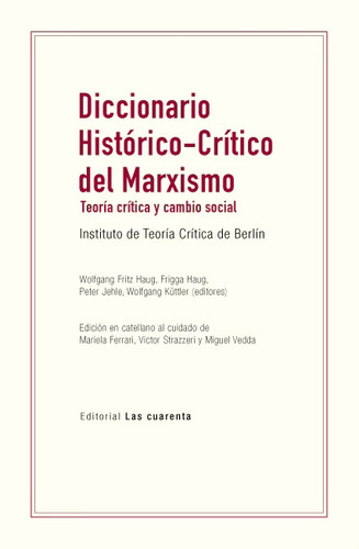 Diccionario Historico-critico Del Marxismo Berliner Institut