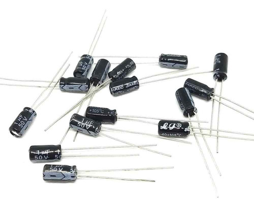 Capacitor Electrolitico 1uf 50v 100pza