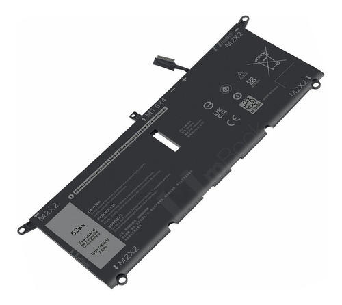 Bateria Para Dell Inspiron 13 7390 Bateria Preto