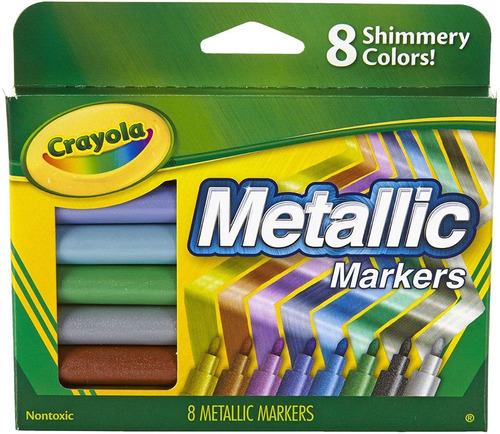 Marcadores Metálicos Crayola - Set De 8