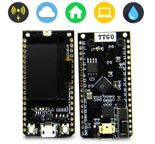 Imagen 7 de 8 de 2 X Ttgo Lora Esp32 Oled 915 Mhz | Arduino Usb Antena Usb