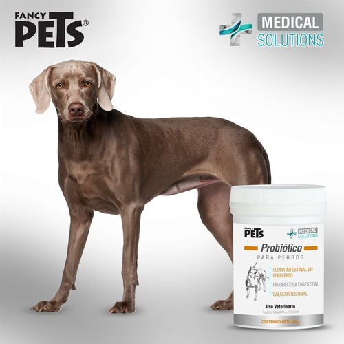 Imagen 3 de 4 de Probiotico Para Perros En Polvo 90g Medicina Fancy Pets