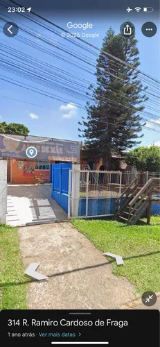 Imóvel Enorme Em Rua Asfaltada No Topo Do Bairro.