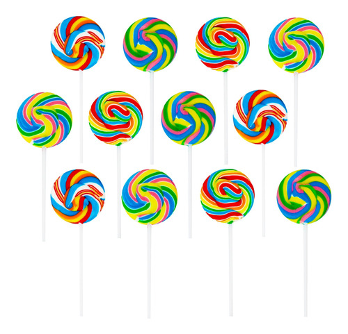 Swirl Pops - Lollipop Suckers (1 Paquete De 12)