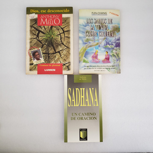 Libros Usado Anthony De Mello, Sadhana, Dios Ese Desconocido (Usado)