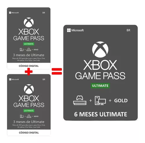 Game Pass Ultimate Código 25 Dígitos Original Microsoft