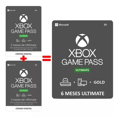 Comprar Cartão Xbox Game Pass 6 Meses [Promocional]