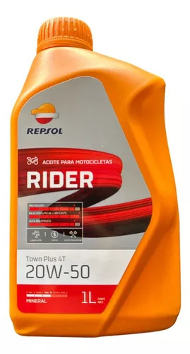 Aceite Motor Repsol Moto Town Plus 4t 20w-50 Api Sl Jaso Ma2