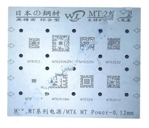 Stencil Wl Mtk Mt.2 T0.12mm