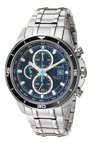 Reloj Casual De Acero Inoxidable Y Titanio Citizen  Hombre