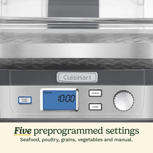 Vaporizador Cuisinart Stm-1000 Cook Fresh Digital De Vidrio,