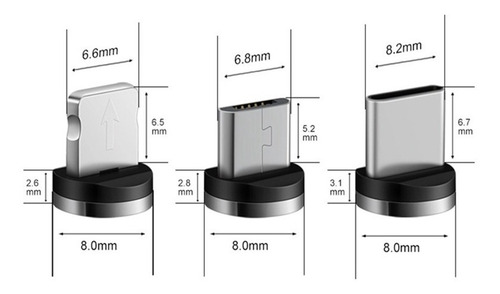 Imagen 5 de 5 de Plug Conector, Solo Plug Sin Cable, Carga Rápida 2.4 A All