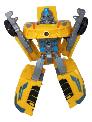 Imagen 10 de 10 de Robot Transformers Grande 22cm Auto Helicoptero Arma Niño